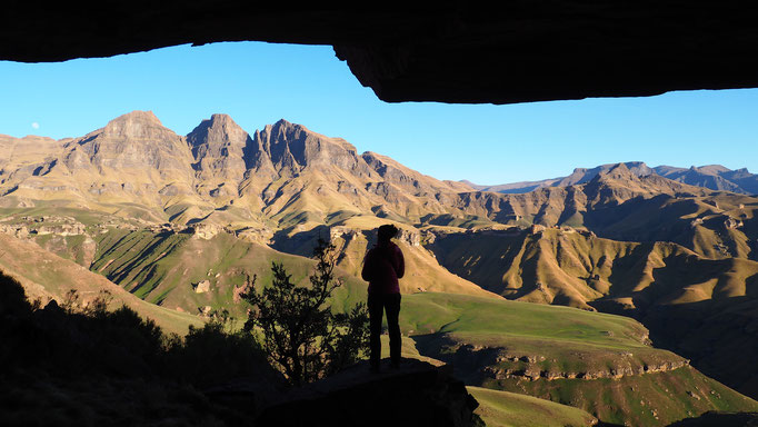 Tarn Cave ; frontière Lesotho-Afrique du Sud. Voyage Maxime Lelièvre