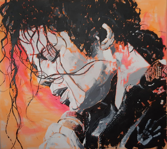 Michael Jackson l 110x100 cm l Öl & Acryl auf Leinwand