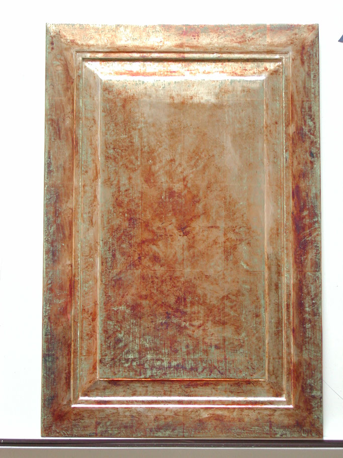 Tür Silber oxidiert
