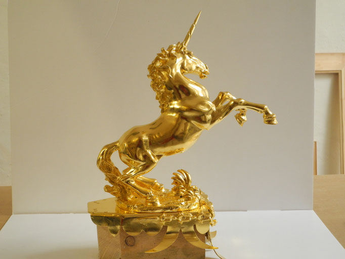 ´Vergoldetes Einhorn Düsseldorf