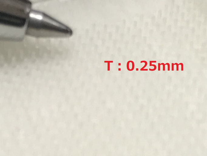 アクリル樹脂、積層ピッチ 0.16mm