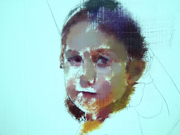 Cabeza de niña.