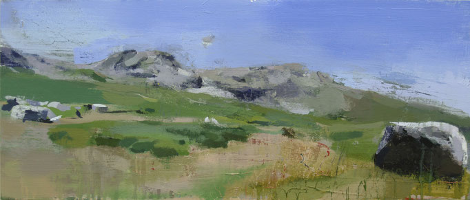 Montañas. 30x70 cm.