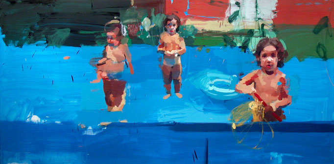 La piscina. 122x244 cm.