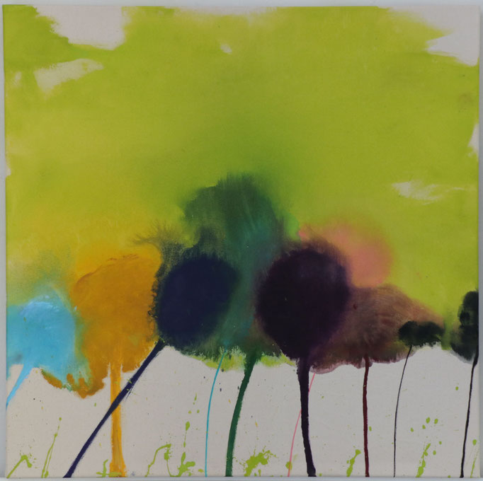 o.T. 80 x 80cm (Basotect 5cm)