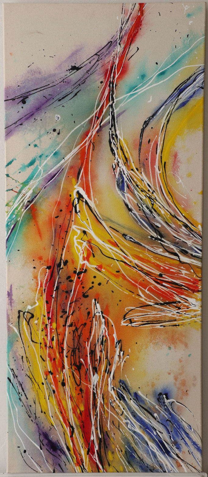 o.T.   55 x 130cm (Basotect 2.5 cm)