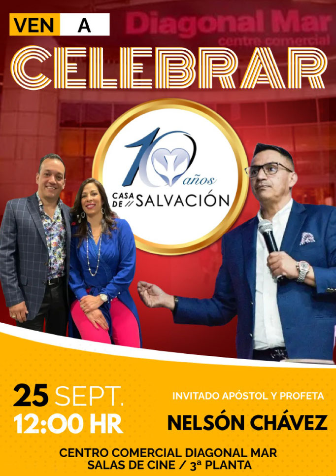 Celebracion 10 años Ministerio Casa de Salvacion, 25 de Septiembre