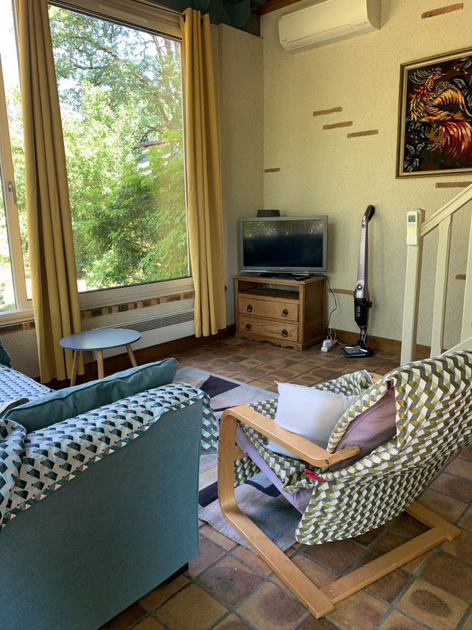 Le salon nouvellement réaménagé