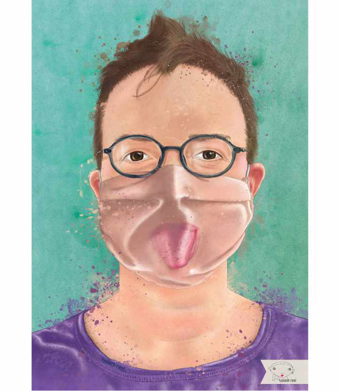 kunstvscorona | Mixed Media, DGA | Ihr könnt mich mal