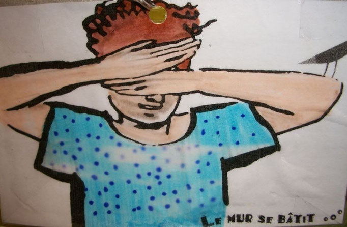 le mur se bâtit