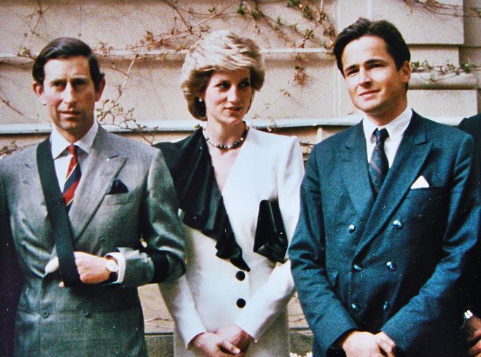 Das Britische Thronfolgerpaar Kronprinz Charles und Prinzessin Diana zu Gast in Wien.