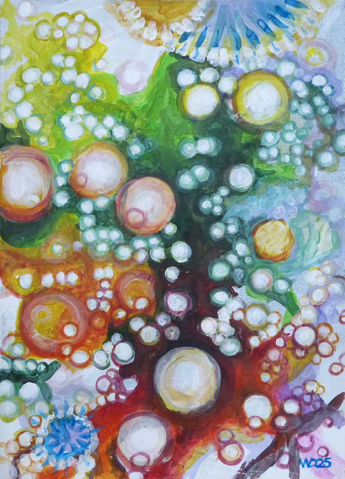 A156 - 42 x 58 cm  Acrylfarbe aufs Papier    50.00 €