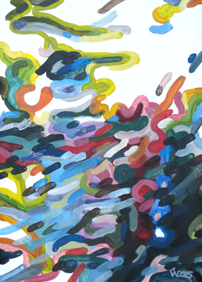 A165 - 42 x 58 cm  Acrylfarbe aufs Papier    90.00 €