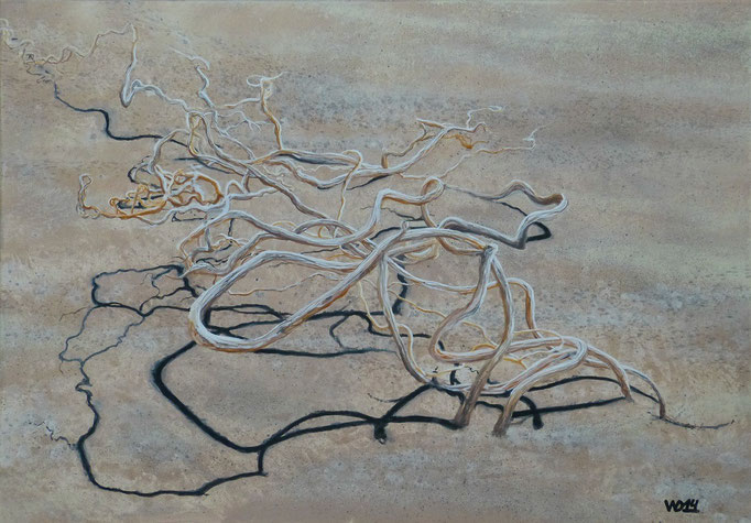 Sahara -  70 x 100cm  Acrylfarbe, Leinwand, Schlussfirnis   220.00 €