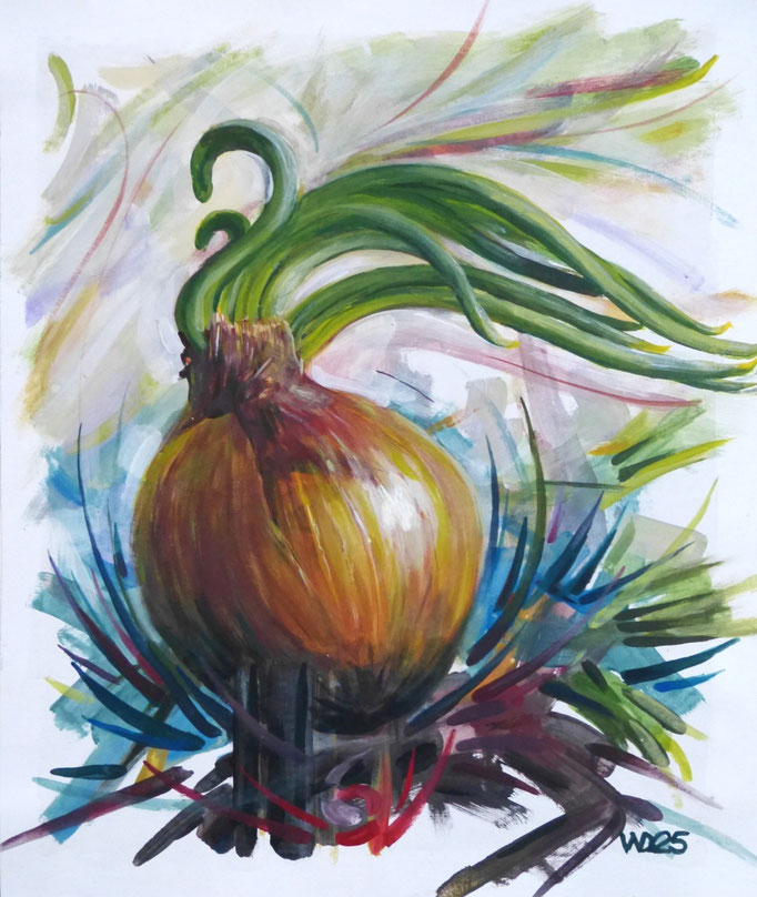 Scharf - 46 x 55 cm  Acrylfarbe auf Leinwand  130.00 €