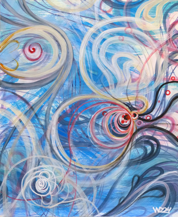 A90 - 59 x 49 cm  Acrylfarbe aufs Papier    50.00 €