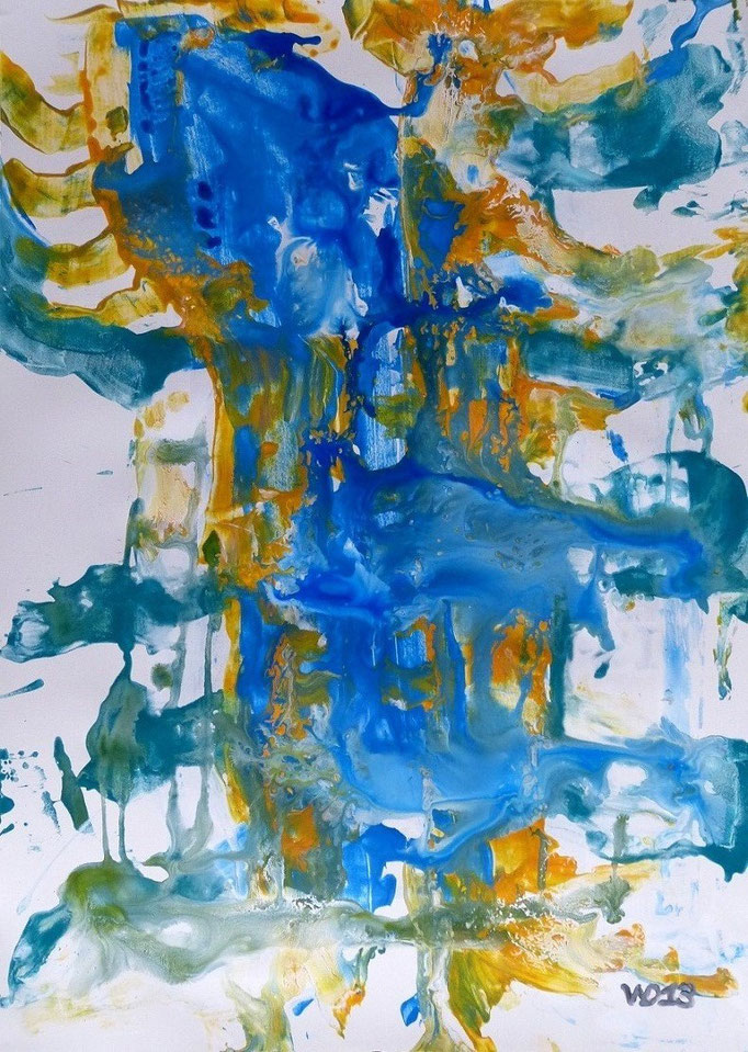 1218 - 48 x 67 cm  Acrylfarbe, Papier   71.00 €