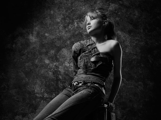 Fashion Berlin, Schwarz weiß, Ballerina, Denim 