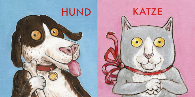 "Hund Katze Maus" Pappbilderbuch für Kleinkinder