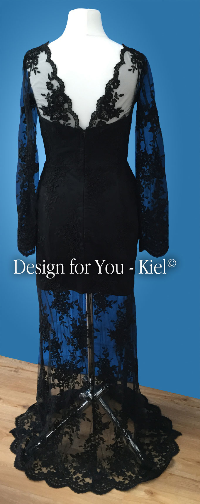 Abendkleid Lisa hinten - © Design for You - Kiel