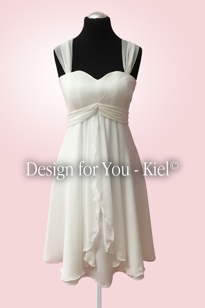 Brautkleid Jasmin vorn - © Design for You - Kiel