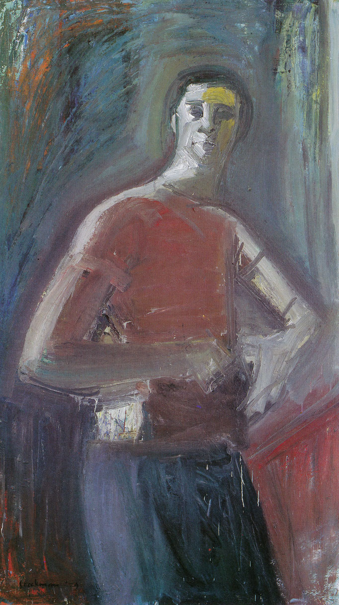 Autoportrait, 145x114, huile sur toile, 