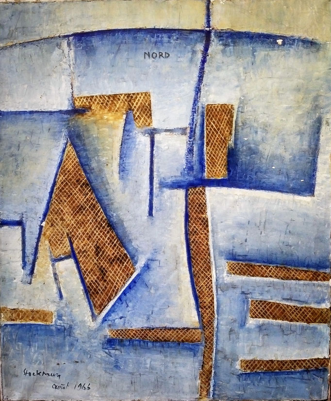 Nord , 1966, huile sur toile, collection d'atelier