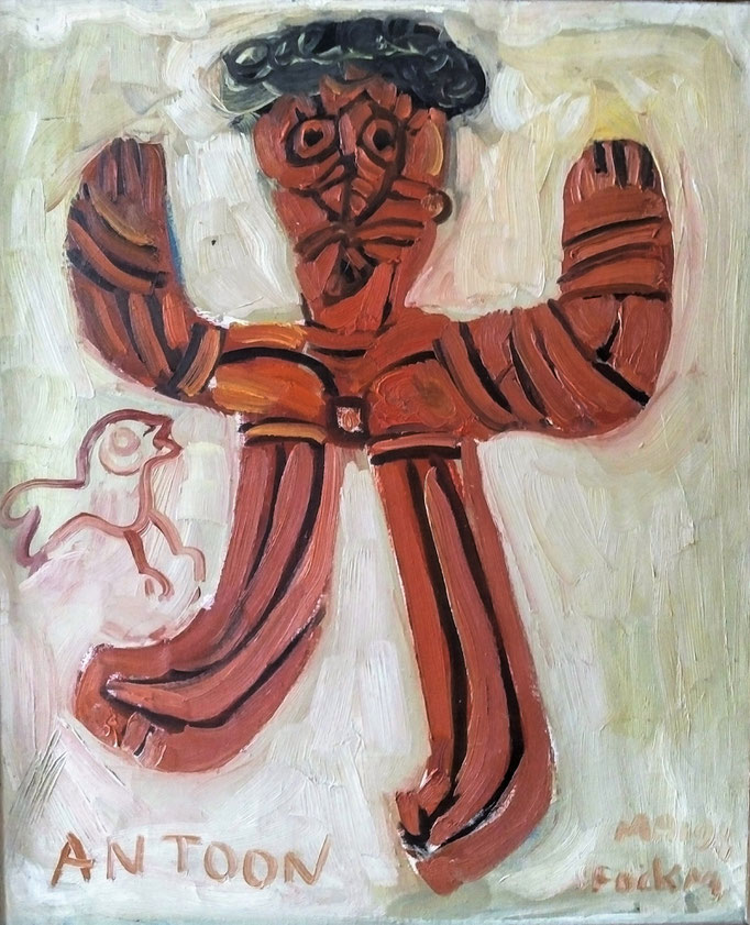 Antoon, huile sur toile, [ 1970], collection d'atelier 