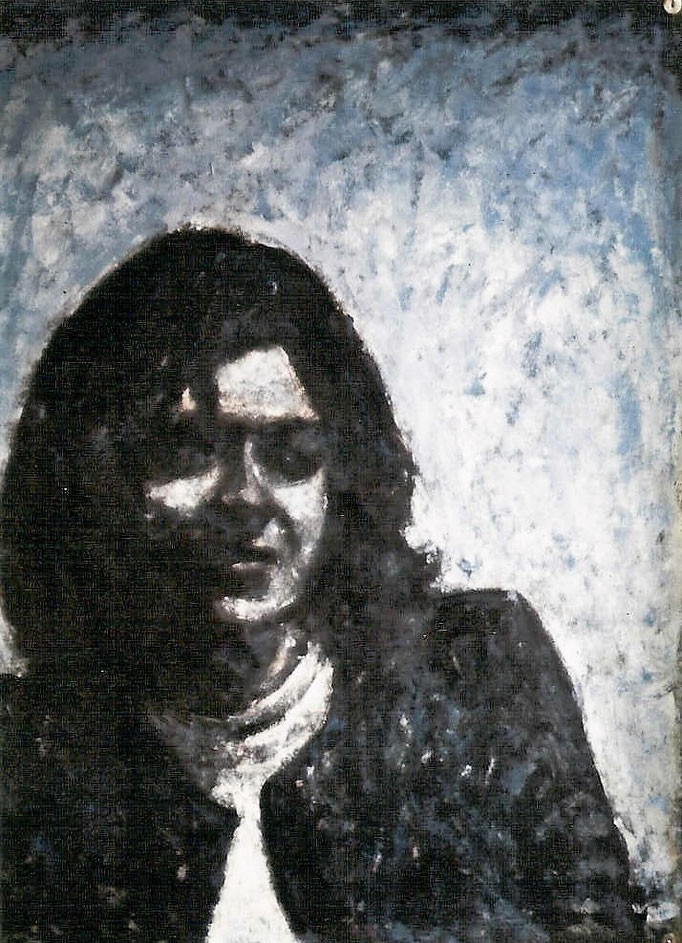 Portrait, acrylique, 50x65, [1975], collection d'atelier 