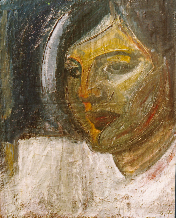 Eva, huile sur toile,  [1979], collection d'atelier 