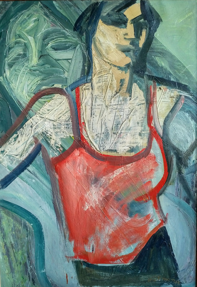 Penelope, 92x65, 1979, huile sur toile