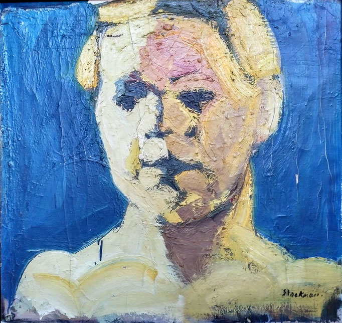 Véronique,72x69, huile sur toile et laque industrielle, [1979]