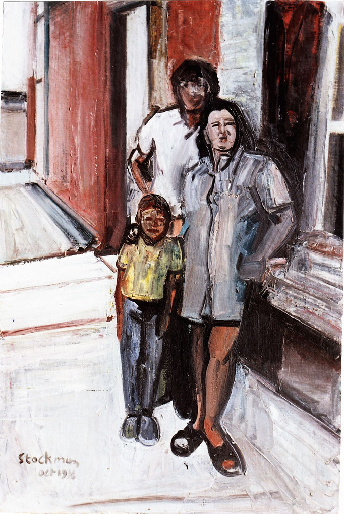 Famille de Couvron, 180x120, 1976, huile sur toile