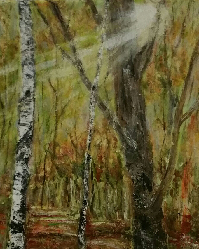 Herbst, Acryl auf 24 x 30 cm Leinwand, verkauft