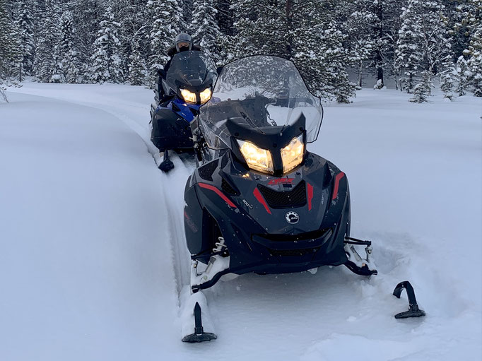 beim Trailpräparieren mit Astrid