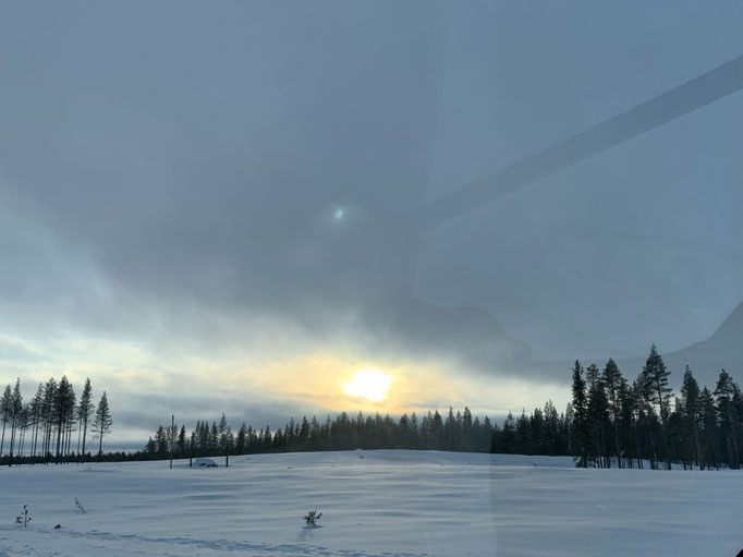 Fahrt nach Malå