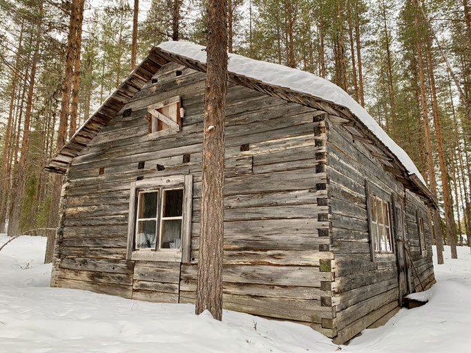 Hütte bei den Stromschnellen 