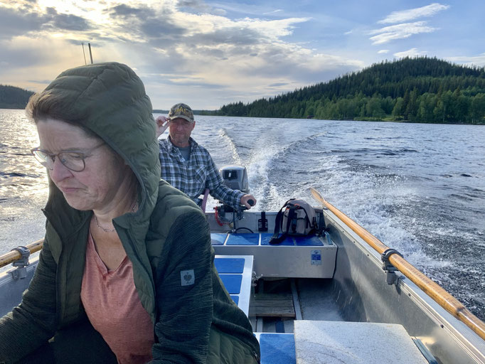 Fischen mit Hiltrud und Volker