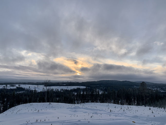 beim Aussichtsturm von Malå