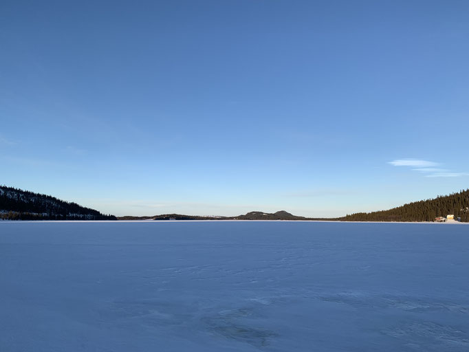 Wanderung über den Bockträsk