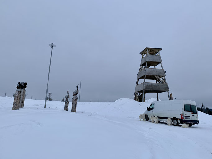 der Aussichtsturm von Malå