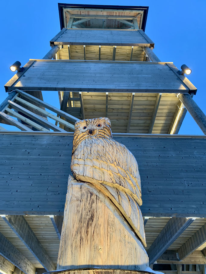 beim Aussichtsturm von Malå