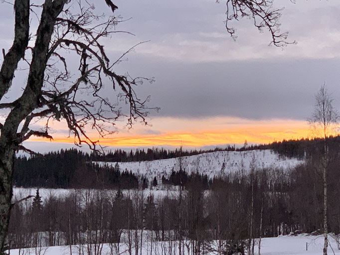 die Abendstimmung darf nicht fehlen