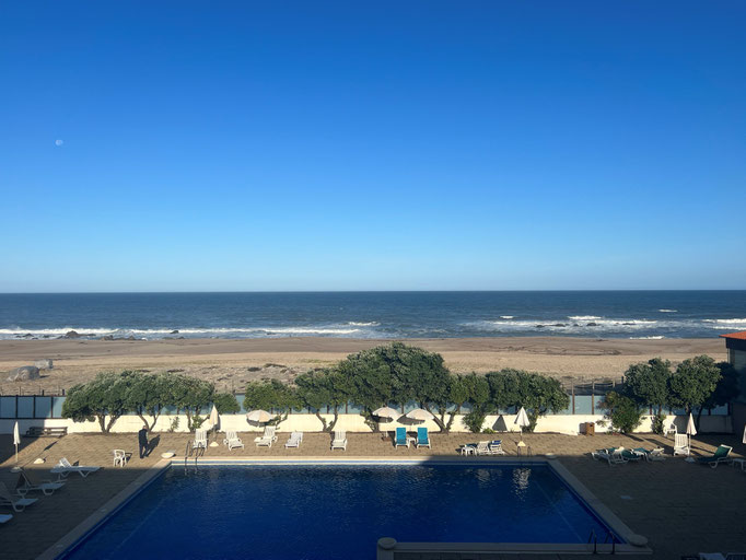letzter Blick vom Hotelzimmer auf den Atlantik
