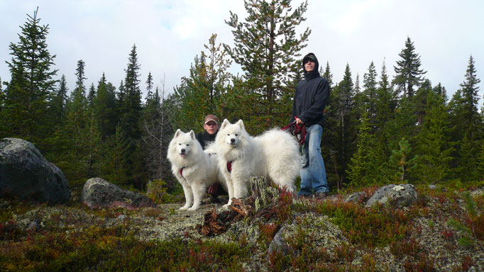 Jürgen, Christian, Buran und Chinook 2008