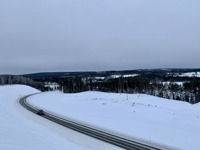 der Aussichtsturm von Malå