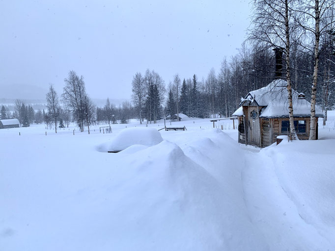 es hat wieder geschneit