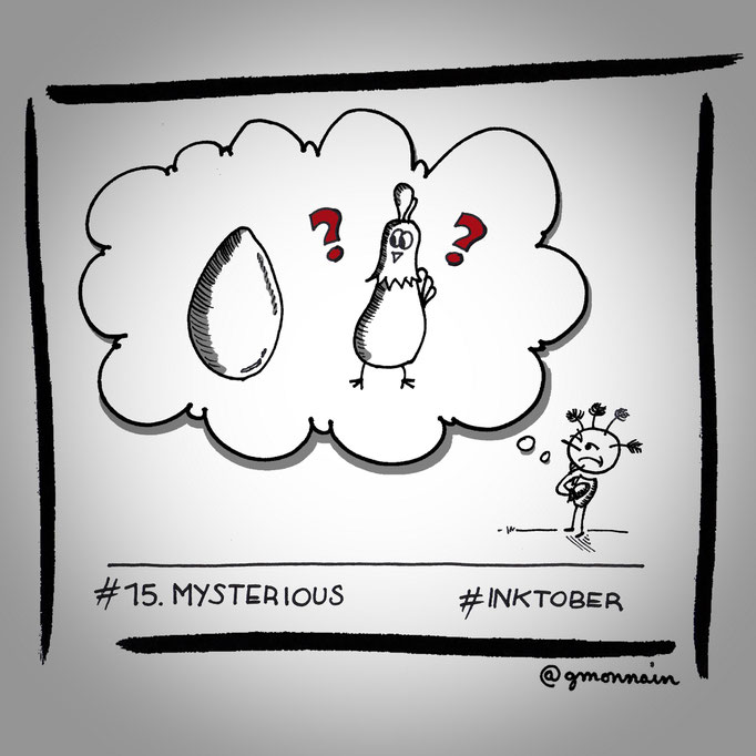 "Who was first ? Hum...#mysterious "