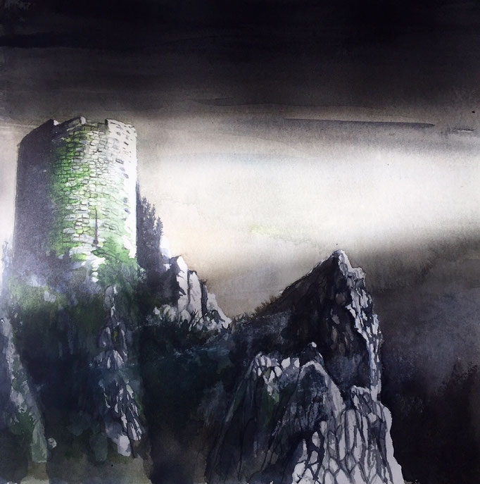 Réminiscence, encre 2016