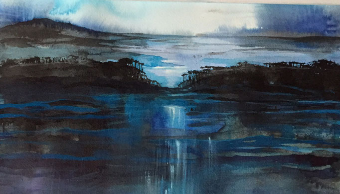 Entre Ciel et Terre, encre 2016